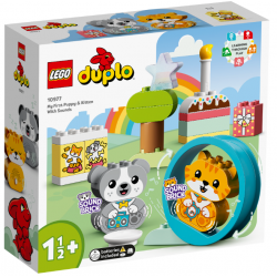 LEGO Duplo Mój pierwszy szczeniak i kotek z odgłosami 10977