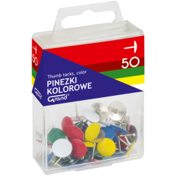 Pinezki GRAND kolorowe op. – 50 szt. T4