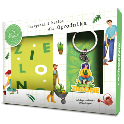 SET Skarpetki+Brelok ZIELONO MI