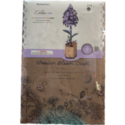 Drewniane Puzzle 3D - Kwiat Bzu Lilac