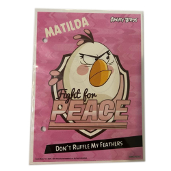 Wkłady do segregatora A6 Angry Birds Matilda