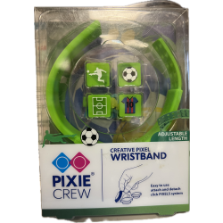 Bransoletka silikonowa Pixie Crew zielona football