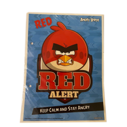 WKŁAD DO SEGREGATORA A5 ANGRY BIRDS RED