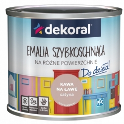 Dekoral emalia szybkoschnąca do mebli i zabawek 0,5L kawa na ławę