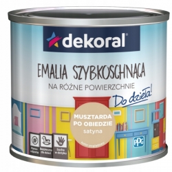 Dekoral emalia szybkoschnąca do mebli i zabawek 0,5 musztarda po obiedzie