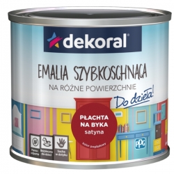 Dekoral emalia szybkoschnąca do mebli i zabawek 0,5L płachta na byka